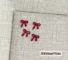 Nova Joia para Nail Art Mini Laço cor vinho Popular na Internet Estampa de Leopardo Joia Explosiva de Resina para Unhas