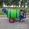 Pulverizador de Desinfecção Motorizado Pomar Jardim 160 Litros Pulverizador de Carrinho Gasolina Alta Pressão Pulverizador Remoto
