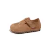 Zapatos de Cuero Ins para Niños 2026 Primavera y Otoño Nuevos Estilo Coreano Zapatos Retro Birkenstock para Niñas Zapatos Birkenstock de Suela Suave para Niños
