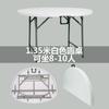 Mesa Redonda Simples Dobrável para Uso Doméstico, Mesa Redonda Grande de Plástico, Mesa Dobrável para Barracas de Comida ao Ar Livre, Mesa e Cadeiras para 10 Pessoas