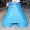 Distribuidor de ar de ferro para mina cilindro de ar trigêmeo 800 mm cilindro de ar anti-retorno subterrâneo seletor desviador cilindro de ar de ferro