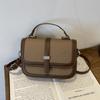 2025 Novo Estilo Bolsa Feminina Elegante Têxtil Pequena Quadrada Fashion Versátil Mão Ombro Transversal Pequena Quadrada