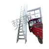 Escadas Galvanizadas com Estrutura Simples de Aço, Antiderrapantes e Espessadas, Adequadas para Uso Externo e Interno, Escadas de Sótão