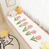 Alfombra para Ventana Abuhardillada de Dormitorio Principal de Celebridad de Internet Dibujos Animados Decoración de Habitación de Princesa Alfombra de Balcón Absorbente de Agua para Todas las Estaciones Alfombra para Ventana Abuhardillada de Cachemir Sintético