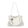 Bolsa Tote Feminina de Grande Capacidade 2026 Novo Estilo Bolsa de Mão Moda para o Dia a Dia Bolsa de Ombro Único Elegante Bolsa de Ombro Tipo Balde