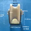 Roda de Polia de Nylon com Canaleta em U Rolamento Roda de Borracha Roda Guia para Tubo Redondo Suporte de Roda para Trilho Plástico Roda de Suporte para Porta e Janela com Canaleta em U