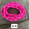 Serie Miu Cuerda Trenzada DIY de 5 mm Cuerda Redonda de Punto de Salto Colorida Cuerda para Bolso Intercolorido Ropa Cinturón Cuerda Sudadera Cordón para Zapatos