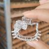 Nueva moda europea y americana clip de metal de alta calidad con personalidad animal para mujer verano pequeño exquisito pasador accesorios para el cabello con diamantes