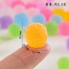 Simulação doce comida brincar bola de açúcar bola barulhenta bola de mão material de enchimento cola de creme diy acessórios de corda de mão