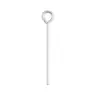 Plata de Ley 925 Redonda de un Solo Círculo Hecha a Mano DIY Joyería Pulsera Collar Conexión Final Accesorios Fábrica Stock Listo Entrega 48H