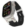 Adequado para Apple Watch Ultra9876543210 Geração Se Mecha Explorer Pulseira de Relógio de Silicone com Pontos Elevados
