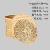Gaiola de bambu pedra assada de carbono gaiola de assar chá gaiola de assar frutas mesa de chá trançada de bambu assada chá assado de carbono chá cesta azul