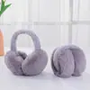 Orejeras Calientes Plegables para Invierno, Antihielo, Engrosadas, Forradas de Felpa, Elegantes, Modernas, para Ciclismo, Viajes de Mujer