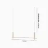 Tienda de Ropa Colgador Colgante de Acero Inoxidable Estante de Exhibición Multifuncional para Ropa Colgador de Cuerda de Acero de Doble Capa Perchero