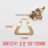 Hebilla Triangular de Metal, Hebilla de Conexión para Bolso de Hombro, Hebilla Decorativa para Traje, Hebilla para Pecho de Aleación de Zinc, Ropa de Baño, Traje de Baño, Accesorios para Equipaje