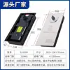 Herraje de Resorte de Piso para Puerta de Vidrio Minimalista Sin Marco 220B Accesorios para Puerta de Vidrio Templado Acero Inoxidable Universal