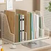 Caja de Almacenamiento de Libros de Escritorio Estantería para Estudiantes Estante Soporte para Libros Organizador de Papelería y Artículos Varios de Escritorio Portabolígrafos de Gran Capacidad