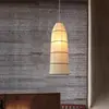 Estilo Japonés Estilo Tranquilo Restaurante Sala de Estar Estilo Zen Sala de Té Lámpara Colgante Francés Crema Lujo Ligero Dormitorio Simple Lámparas Zhongshan