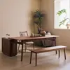 Nova Mesa de Chá de Madeira Maciça Chinesa 2026 Nova Alta Qualidade Nogueira Preta Simples para Sala de Estar em Casa Sala de Chá Zen Suporte de Chá