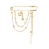Accesorios de Moda Transfronterizos Europeos y Americanos, Elegantes Broches de Flor de Perla Artificial, Colgantes de Broche Simples Versátiles Personalizados y Accesorios
