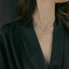 Collar de mariposa de súper hada para mujer, ligero, lujoso, diseño de nicho, cadena de clavícula avanzada, estilo puro deseo, exquisita y sencilla cadena de cuello de acero de titanio.