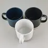 Taza de Cerámica de Color Sesame Glaseado Más Vendida de Amazon Taza de Té para Oficina Taza de Café de Cerámica Pintada a Mano Taza para Leche de Avena