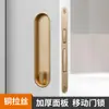 Puerta corredera simple con manija oculta para baño, cerradura lateral empotrada, puerta de madera para cocina/balcón, puerta de bolsillo