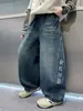 Ropa para niños, pantalones de otoño para niños, nueva colección otoño/invierno 2026, jeans de pierna recta para niños mayores, pantalones largos de otoño para niños