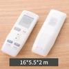 Capa de silicone para controle remoto, ar condicionado doméstico, capa protetora para TV, controle remoto, à prova de poeira, à prova d'água, capa transparente para controle remoto