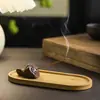 Soporte de incienso de hilo de loto pequeño creativo Adornos de escritorio Zen interior Ceremonia del té Estufa de aromaterapia de alta gama Bandeja de incienso