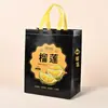 Bolsas no tejidas hechas a medida para cadenas de fruterías, bolsas de regalo navideñas con capacidad de carga de 20 kg, bolsas hechas a medida para obsequios
