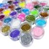 Unhas joias glitter 30 cores terno glitter pó unha glitter lantejoulas body holiday maquiagem glitter pó