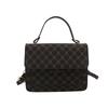 2024 Nova Moda Retrô Simples com Texto Outono Casual Tendência Bonita Transversal Portátil Ombro Feminina Pequena Quadrada Bolsa