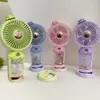 Nuevo Ventilador Mini de Forma de Laberinto Portátil para Exteriores, Recargable por USB, Portátil de Bolsillo, con Soporte de Escritorio y Soporte para Teléfono