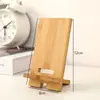 Soporte de Bambú para Teléfono Móvil, Base de Madera para Teléfono Móvil, Soporte de Carga, Soporte Multifuncional para Teléfonos Móviles y Tablets, Se Puede Imprimir con Logo