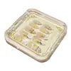 Caja de 10 Piezas de Uñas Postizas Desmontables Estilo Pastoral Mariposa Estéreo 3D, Longitud Mediana Estilo Dulce para Mujeres, Puntas de Uñas al por Mayor en Stock