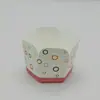 Hokkaido Resistente ao Assamento Mafen Cup Quatro Cantos Hexágono Alta Temperatura Copo de Papel Hokkaido Bolo Chiffon Cup 100