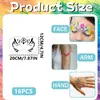Estêncil de Pintura Facial Infantil para Arte Facial, Cantos dos Olhos, Maquiagem de Palco, Cosplay, Molde de Estêncil DIY de Carnaval