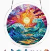 Pássaros Coloridos da Primavera Apanhadores de Sol para Janela Dia de Primavera Quebra-Cabeça de Pássaros Coloridos