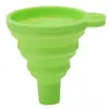 Embudo Plegable Mini Universal, Pequeño Embudo Telescópico de Silicona Plegable para Cocina, Embudo Creativo para Verter y Dispensar Aceite