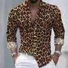 Camisa casual holgada para hombre estilo vacacional transfronteriza, camisa de manga larga de marca nueva y moderna, talla grande casual