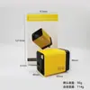 Carregador de Nitreto de Gálio 80W Cabeça de Carregamento Rápido Pd com Cabo Embutido, Adequado para Apple, Huawei e Cabeças de Carregamento com Protocolo Completo A+C