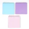 Caderno Espiral Temático de Sorvete para Estudantes, Caderno de Folhas Soltas, Estilo PVC