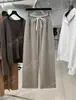 [Recomendado principalmente en 3 colores] Yuran 26 Estilo Nuevo de Principios de Primavera Lana de Yak de Peso Pesado de Corte Holgado Pantalones Casuales con Cintura Elástica