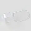 Hebilla de Gancho Acrílico Gancho de Metal Engrosado Gancho Adhesivo DIY Gancho Transparente para Colgar Pegatina Adhesiva Fuerte sin Taladro
