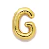 Europa y Estados Unidos venta caliente oro real 18k acero de titanio 26 letra colgante burbuja acero inoxidable joyería accesorios diy colgante de collar