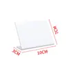 Caja de exhibición de acrílico de cinco lados, mesa de postre cuadrada, estante de exhibición transparente, estante para refrigerios de la tarde, caja de almacenamiento blanca