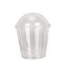 Vaso desechable de madera de chala para cupcake, mousse, con tapa, para yogur, pudín, Mukang, leche doble piel, transparente, plástico para helado