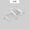 Estante Plegable para Pantalones para Secar y Secado Pinza Mágica para Pantalones del Hogar Almacenamiento en Armario Gancho Doble Estante Multifuncional para Secar Pantalones Dormitorio