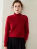 26 Novos Suéteres de Cashmere Grossos de Gola Alta para Outono e Inverno para Mulheres, Manga Longa, Malha Diagonal, Loose, Slimming, Pulôver